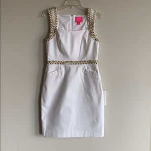 Lilly Pulitzer Dana stretch shift in resort white